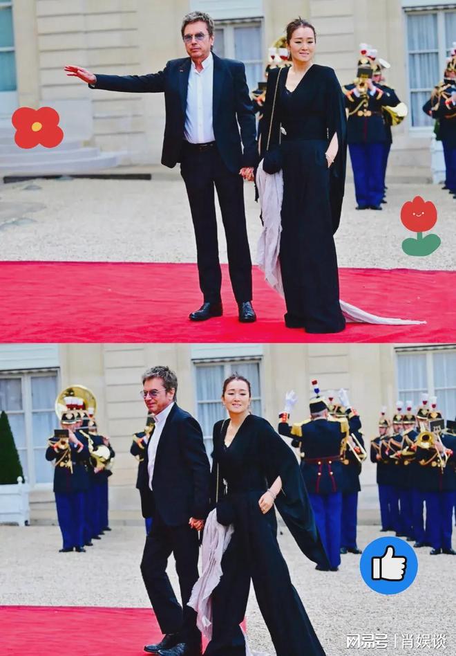 巩俐夫妇钢琴家朗朗女神苏菲玛索出席中法建交晚宴(图1)
