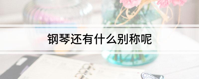 钢琴还有什么别称呢(图1)