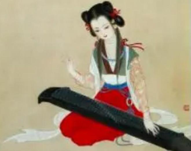 孤舟微月对枫林分付鸣筝与客心！浅析我国古筝发展品乐中悠扬(图10)