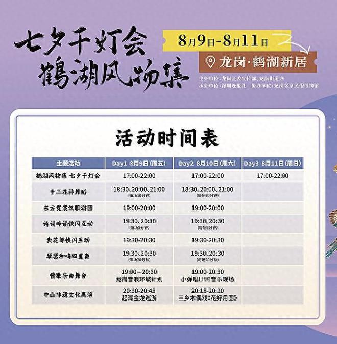 穿越古今龙岗美好生活节七夕千灯会好city四大主题区提前揭秘！(图1)