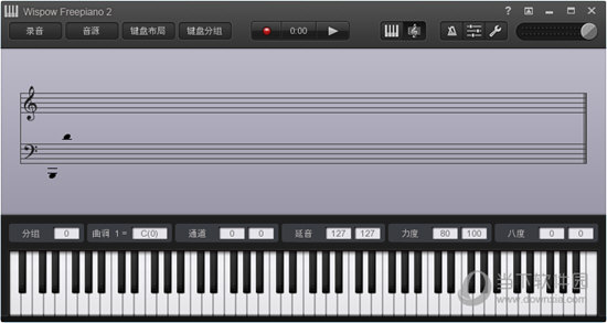 FreePianoFreePiano(电脑键盘钢琴模拟器)V2221免费版(图2)