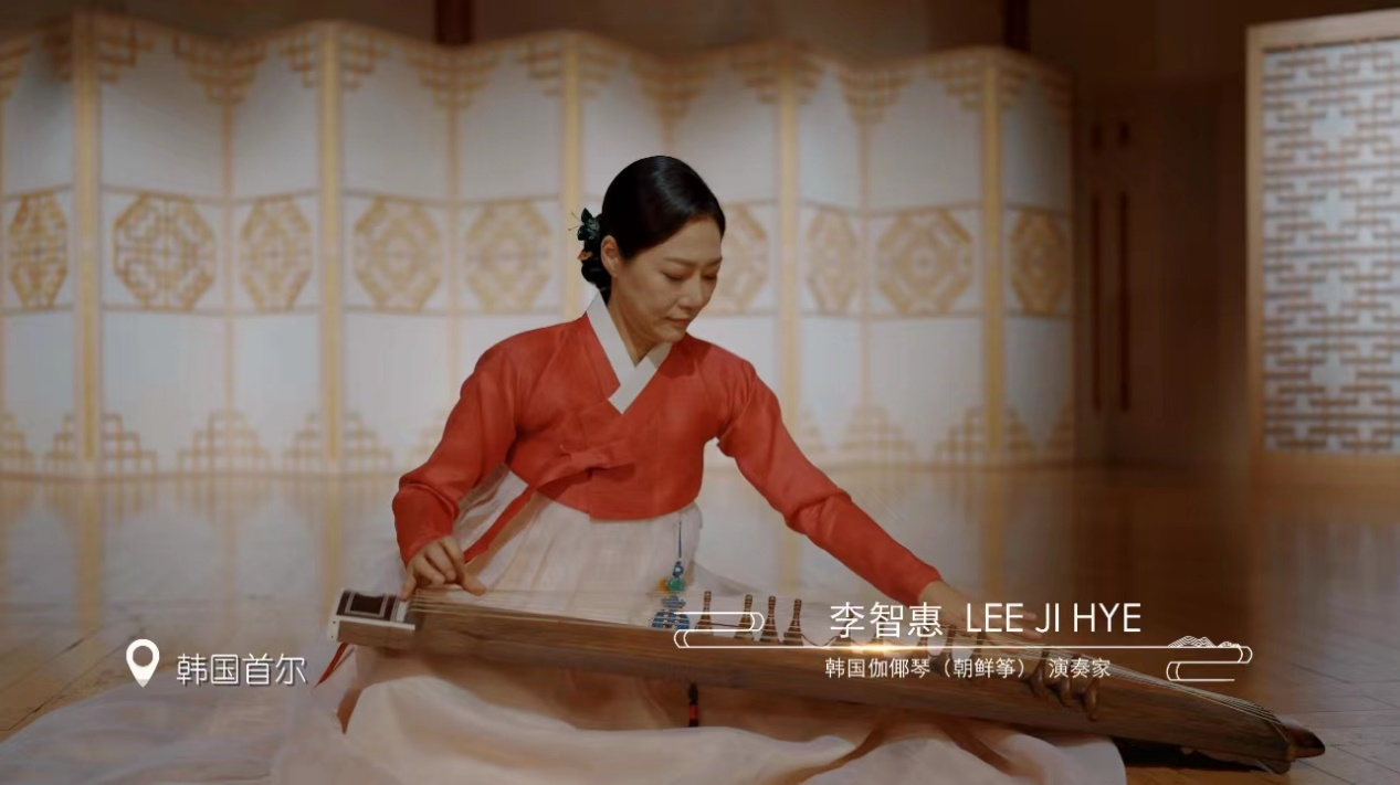 亚洲五国筝合鸣奏响亚运和谐曲总台发布《心心相融》MV(图4)