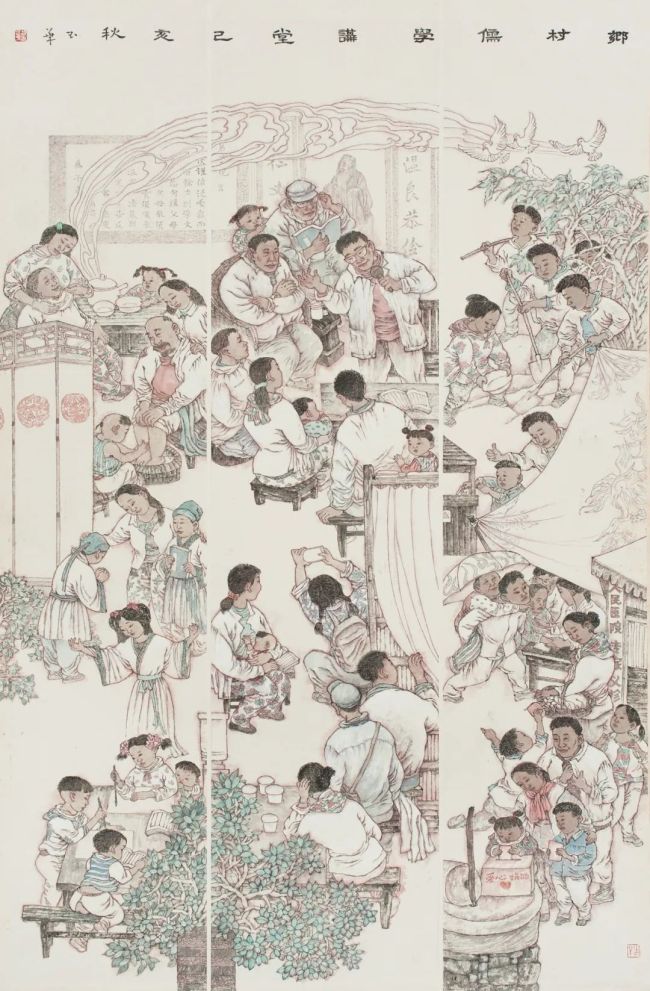 徐玉华参展“画胆琴心——中国画名家画古琴形制学术邀请展”明日在北京落幕(图1)