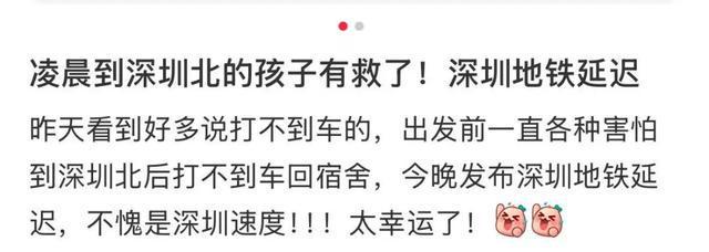 深圳北站人人人人人有人称凌晨“排不到车”！最新情况(图5)