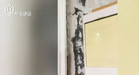 一剥就掉！裂缝可伸臂居民：曾经答应修却更糟(图1)