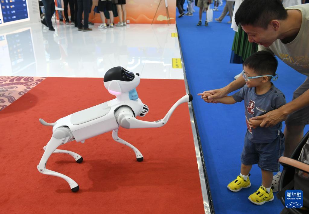 广东旅博会上机器人秀技能(图1)
