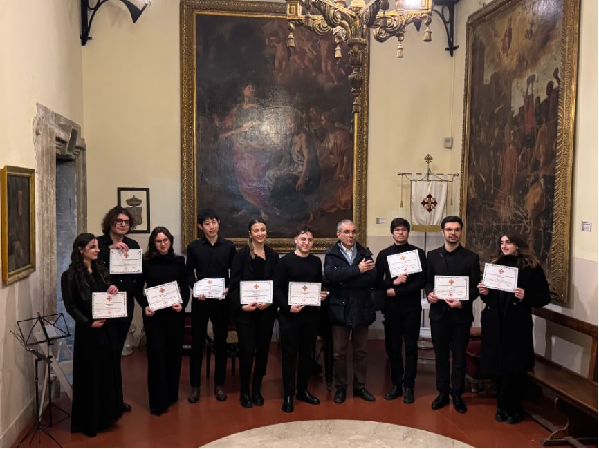 中国青年钢琴家邸以诺奏响意大利圣乔治君士坦丁神圣军事勋章第十九届音乐会(图4)