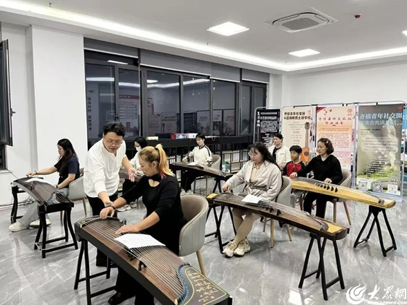 齐河县文化书院点亮青年文化社交圈_大众网(图1)