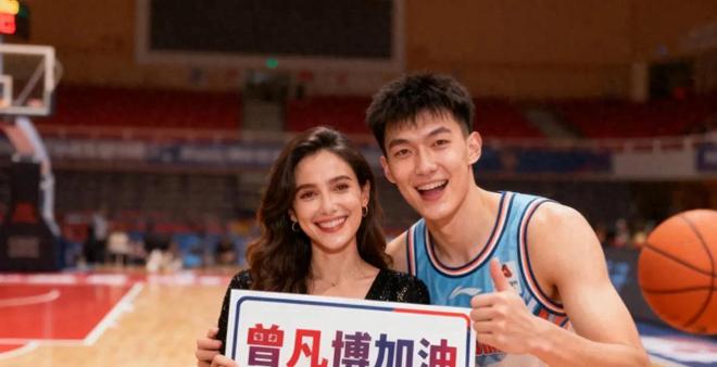 国际钢琴家吉娜为男篮新星曾凡博加油文体跨界互动展现暖心鼓励(图1)