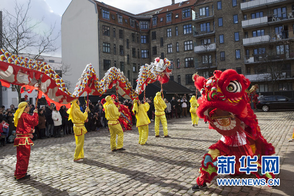 旅丹华人欢庆羊年春节(图2)